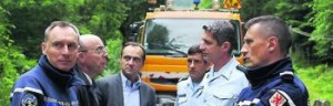 Bagnères de Luchon Le patron de la gendarmerie sur site