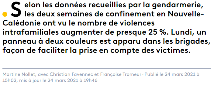 Les Violences Intrafamiliales Accentuées Par Le Confinement, Un ...