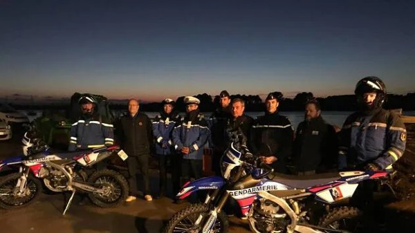 Les gendarmes ont notamment mobilisé deux moto-cross.